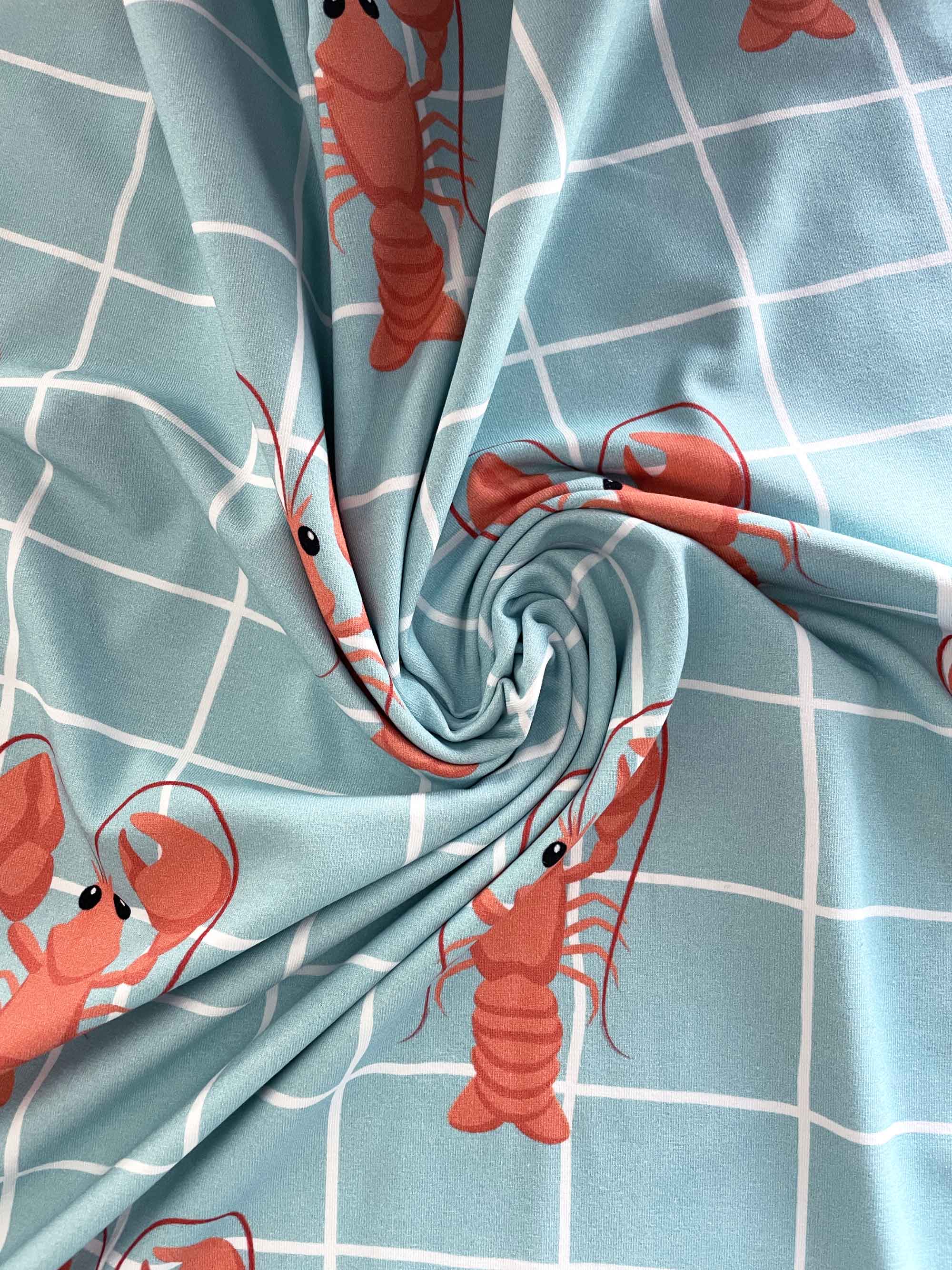 60cm Coupon B-keuze Lobster Lagoon Tricot