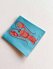 Lobster | Geweven naailabel