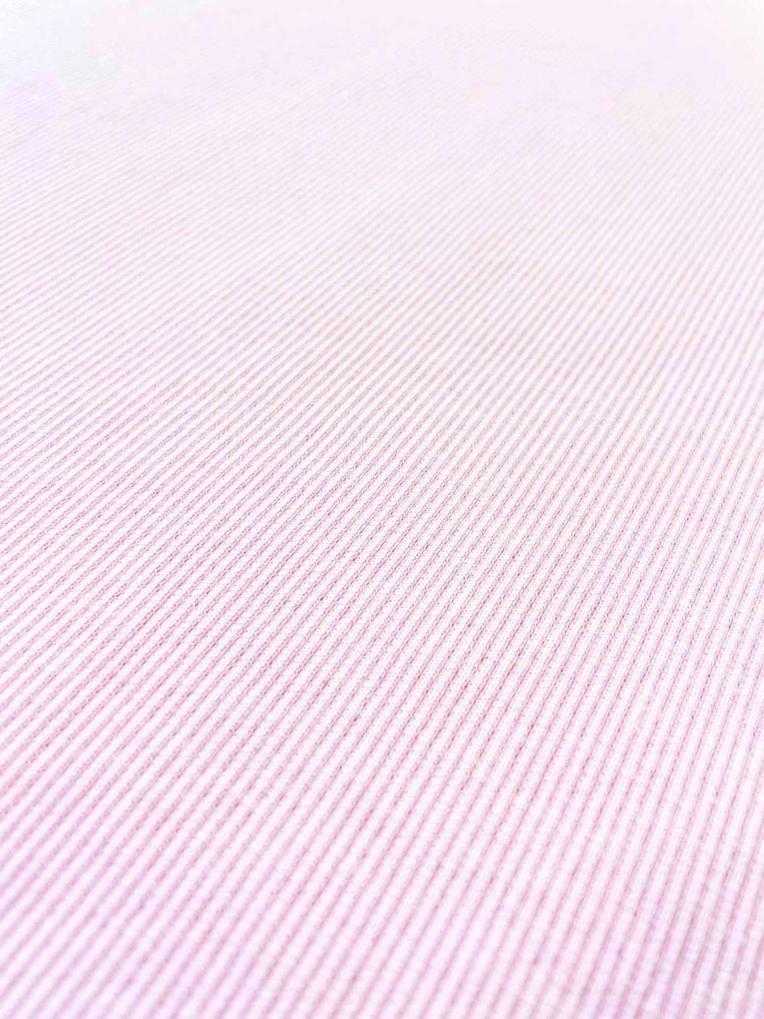 Marshmallow Pink | 2x1 Rib stof | 125cm breed