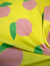 Peach Please | Rib tricot | 125cm breed