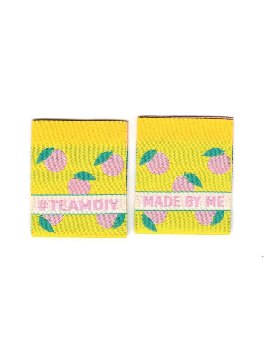 Peachy DIY Label | Geweven naailabel