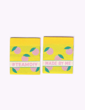 Peachy DIY | Étiquette tissée à coudre