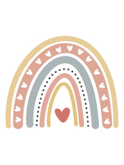 Rainbow 3 - Boho Rainbow - Kleding Transfer