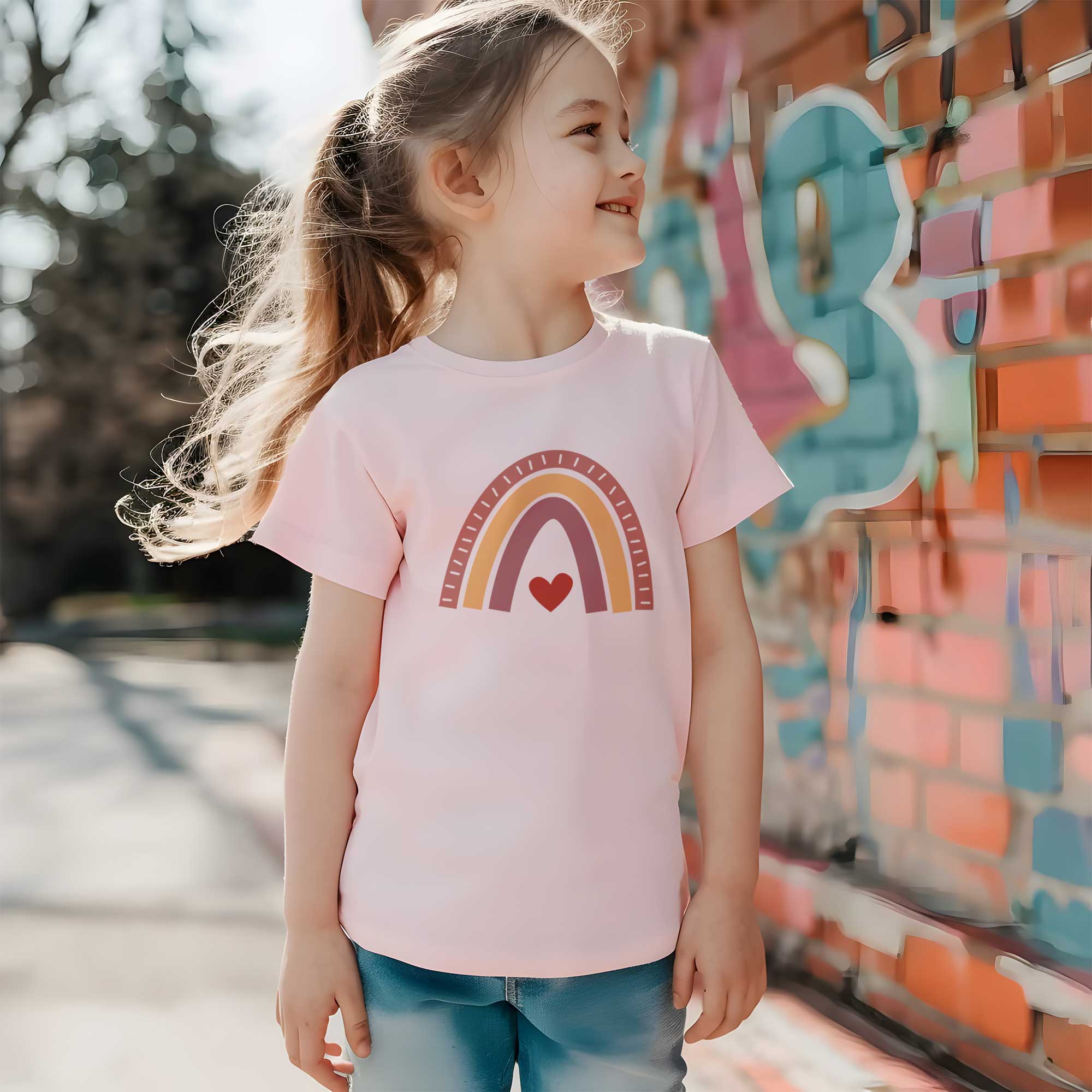 Rainbow 6 - Boho Rainbow - Kleding Transfer