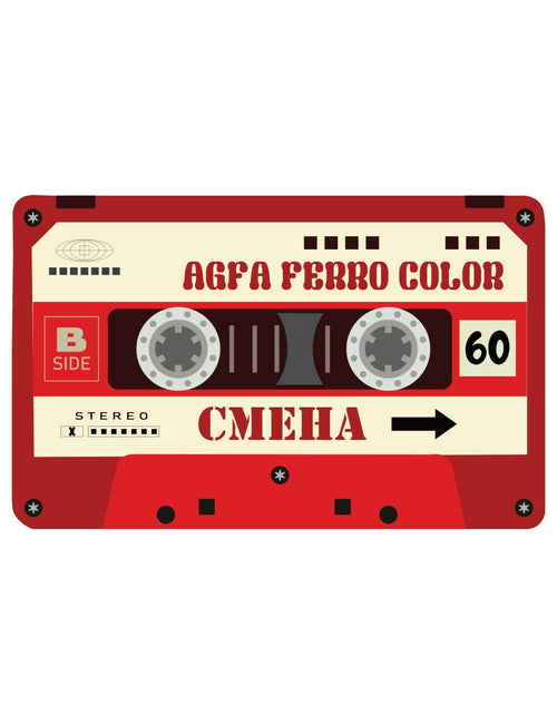 Casette Red - Retro Joy | Clothing Transfers