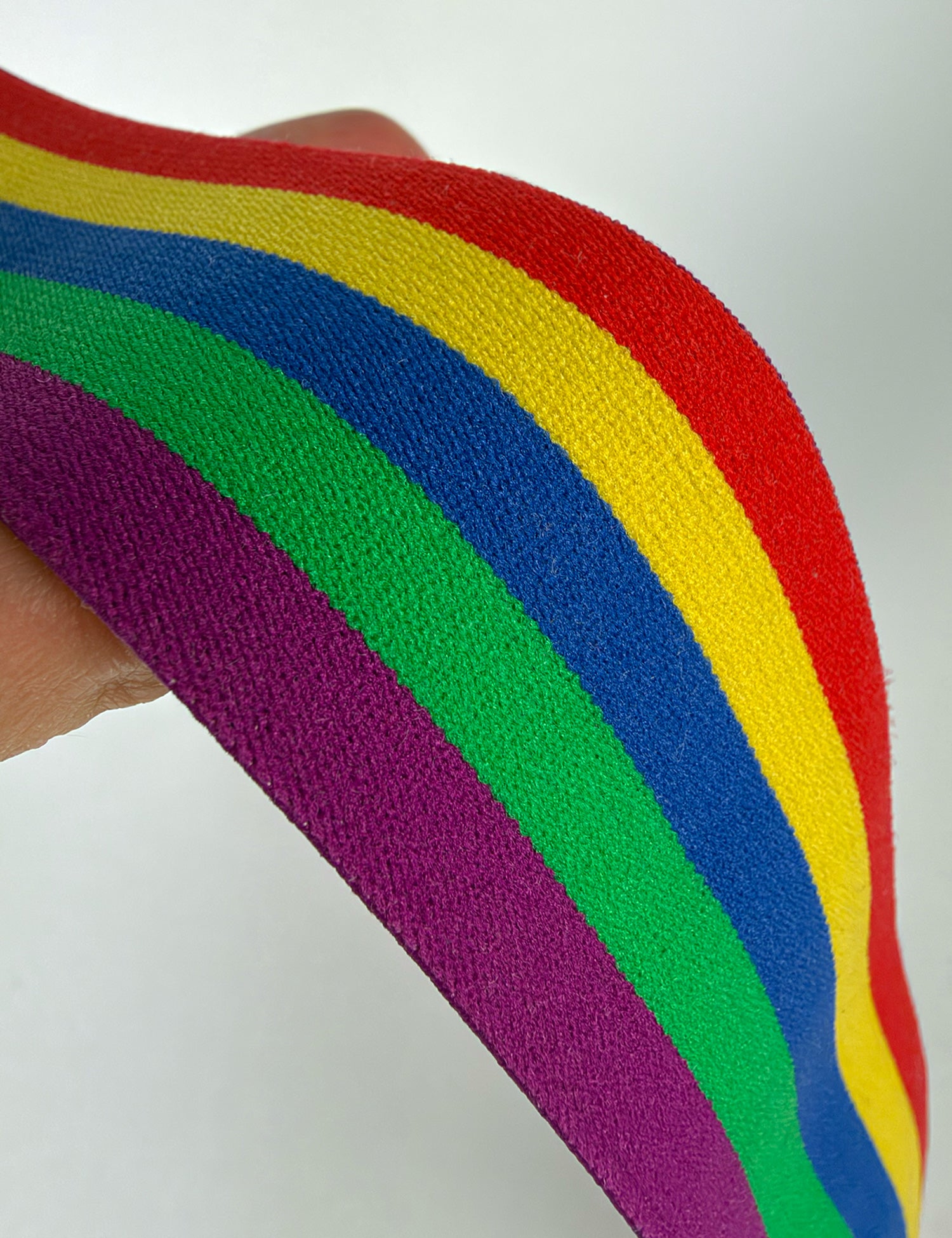Regenboogelastiek 40 mm