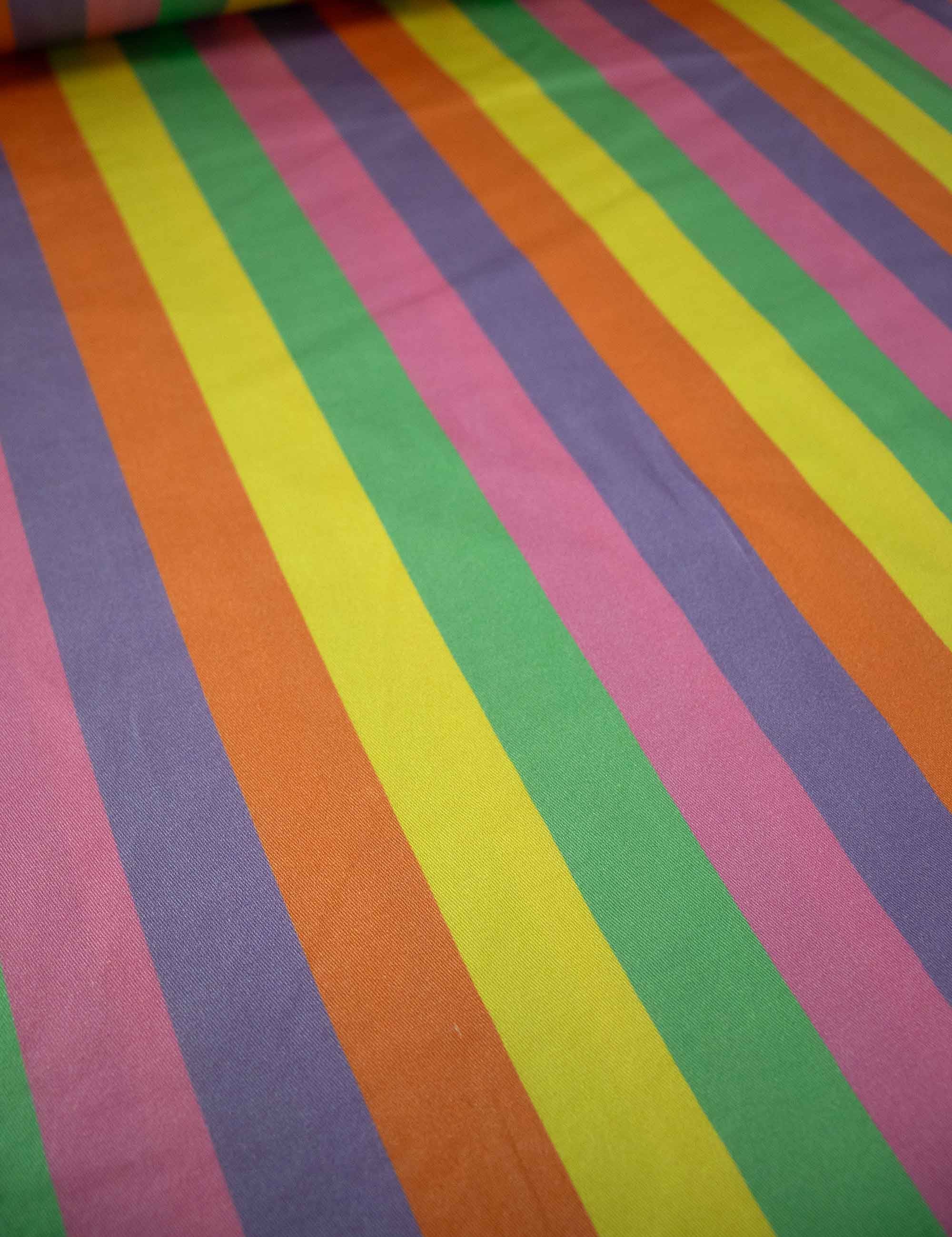 Retro Parade | Katoen twill stretch