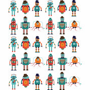 Retro Robots -  Fabric Frenzy