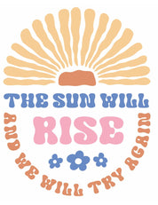 Rise - Abstract Flower Kleding Transfers
