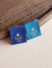 Rock Blue | Geweven naailabel