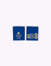 Rock Blue | Geweven naailabel