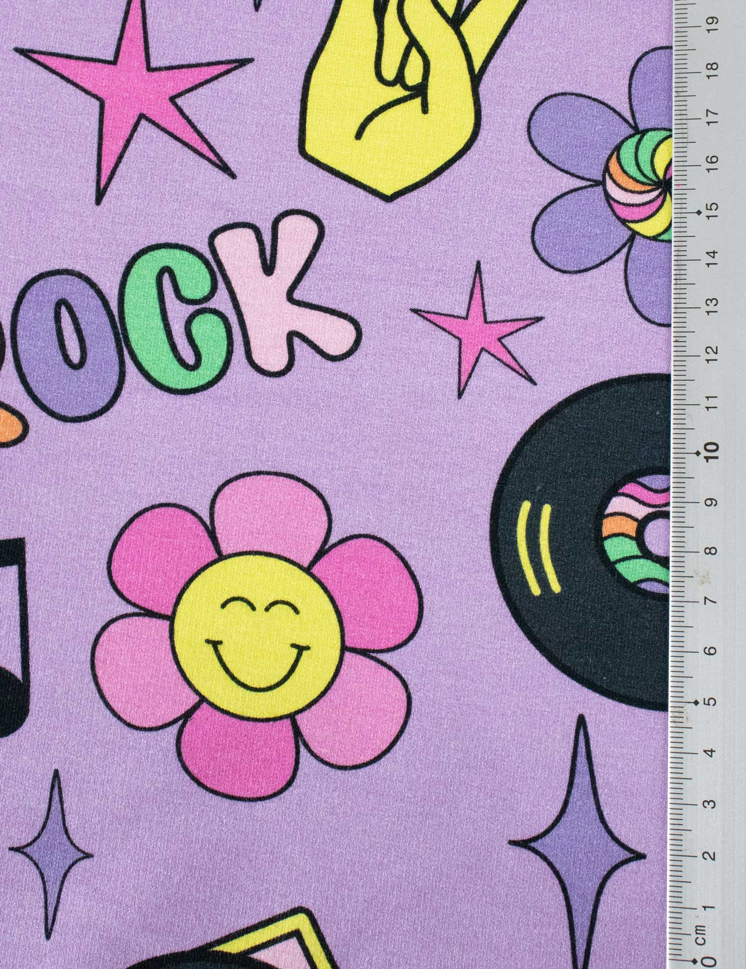Rock the Night Lilalicious | French Terry | 170 cm breed