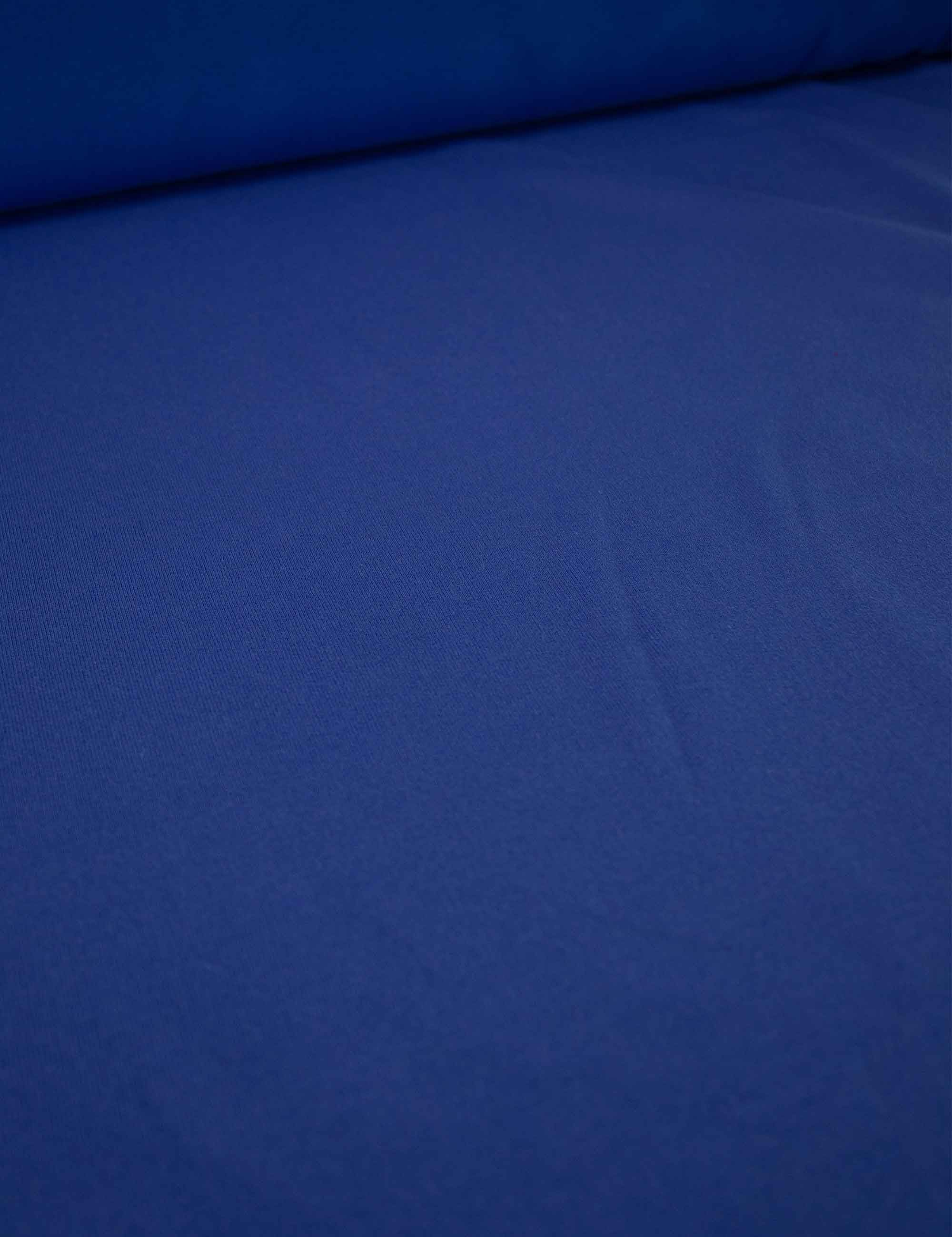 Royal Blue | 100% Katoen French Terry | 180cm breed