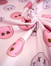 Smiley Squad - Retro Joy | 170cm wide | 100% Cotton French Terry