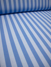 Stripe Up Blue | French Terry | 170cm breed