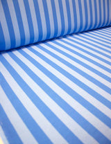 Gestreift in Blau | French Terry | 170 cm breit