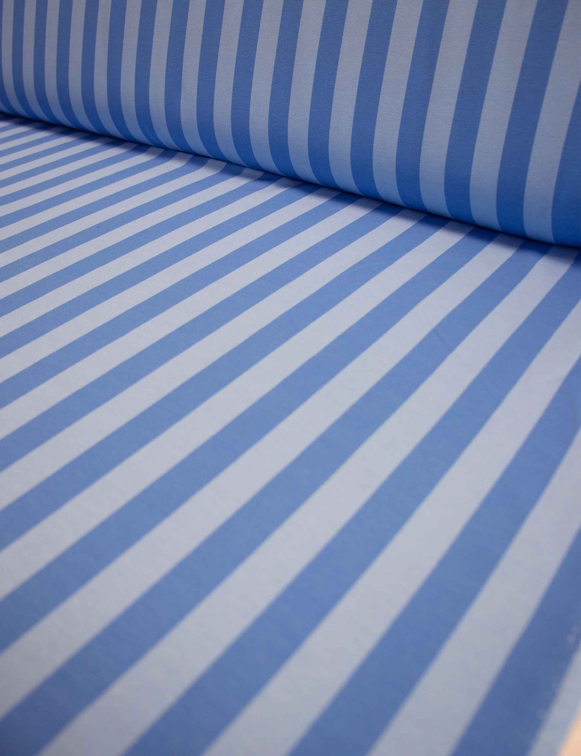 Stripe Up Blue | French Terry | 170cm breed