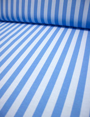 Stripe Up Blue | French Terry | 170cm breed