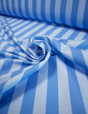 Stripe Up Blue | French Terry | 170cm breed