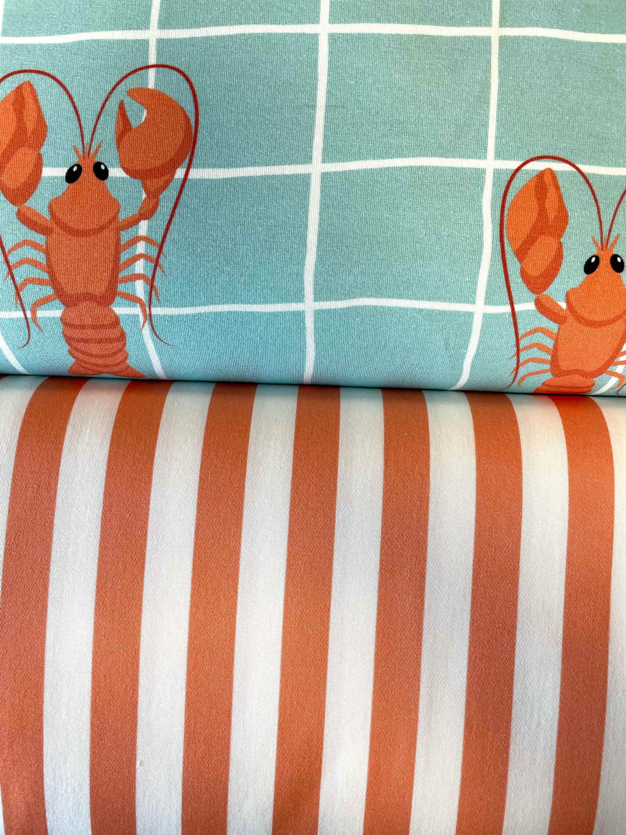 Tangerine Twist - Spring Tides | 140cm breed | Katoen twill stretch