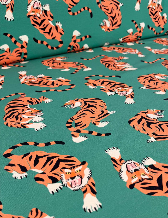 Tiger Power French Terry vert