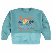 Tropical - Blue Summer Kleding Transfer