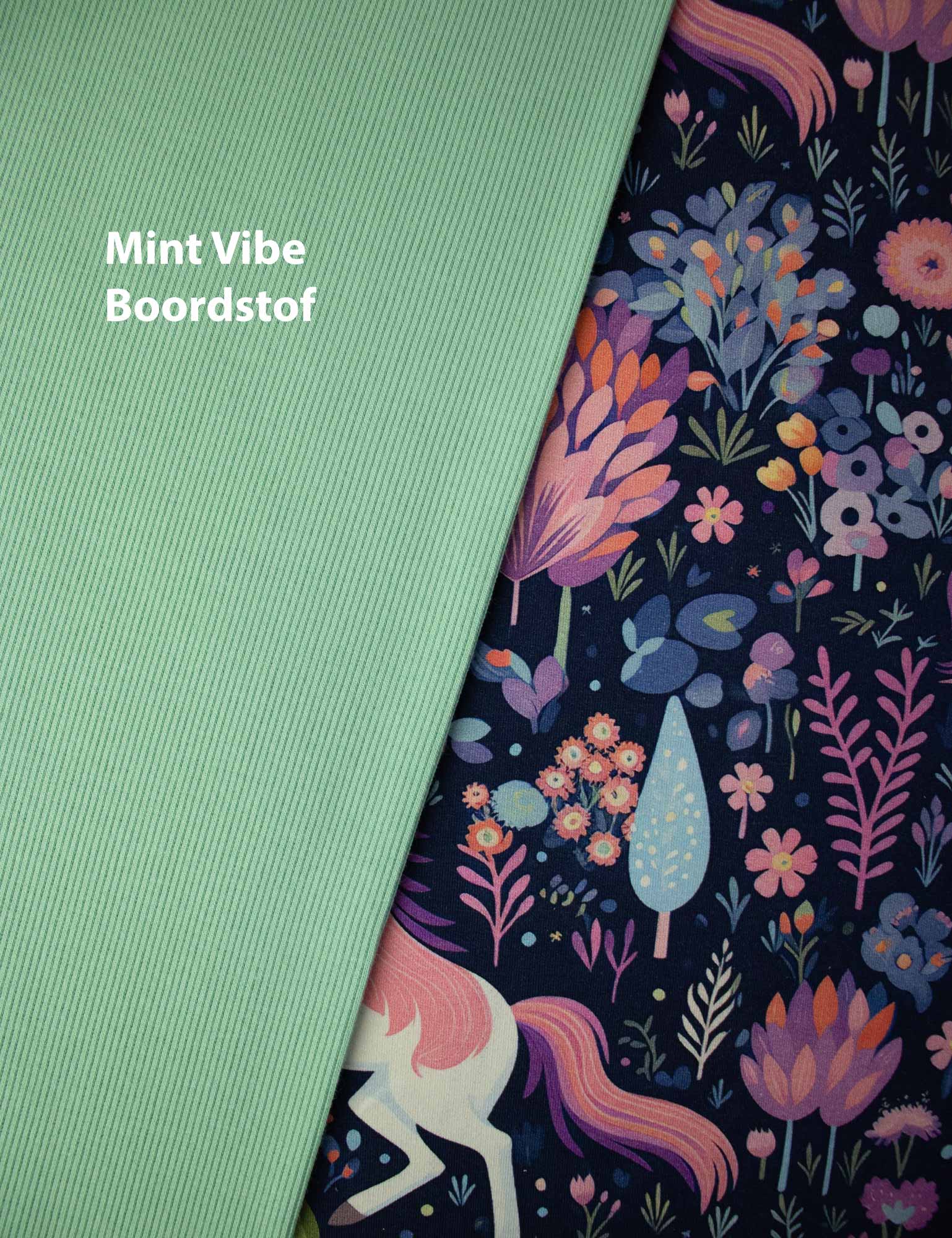 Unicorn Dawn Garden | French Terry | 170 cm breed