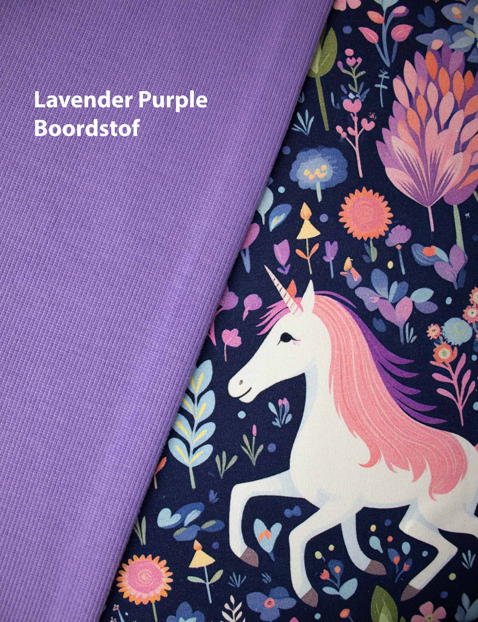 Unicorn Dawn Garden | French Terry | 170 cm breed