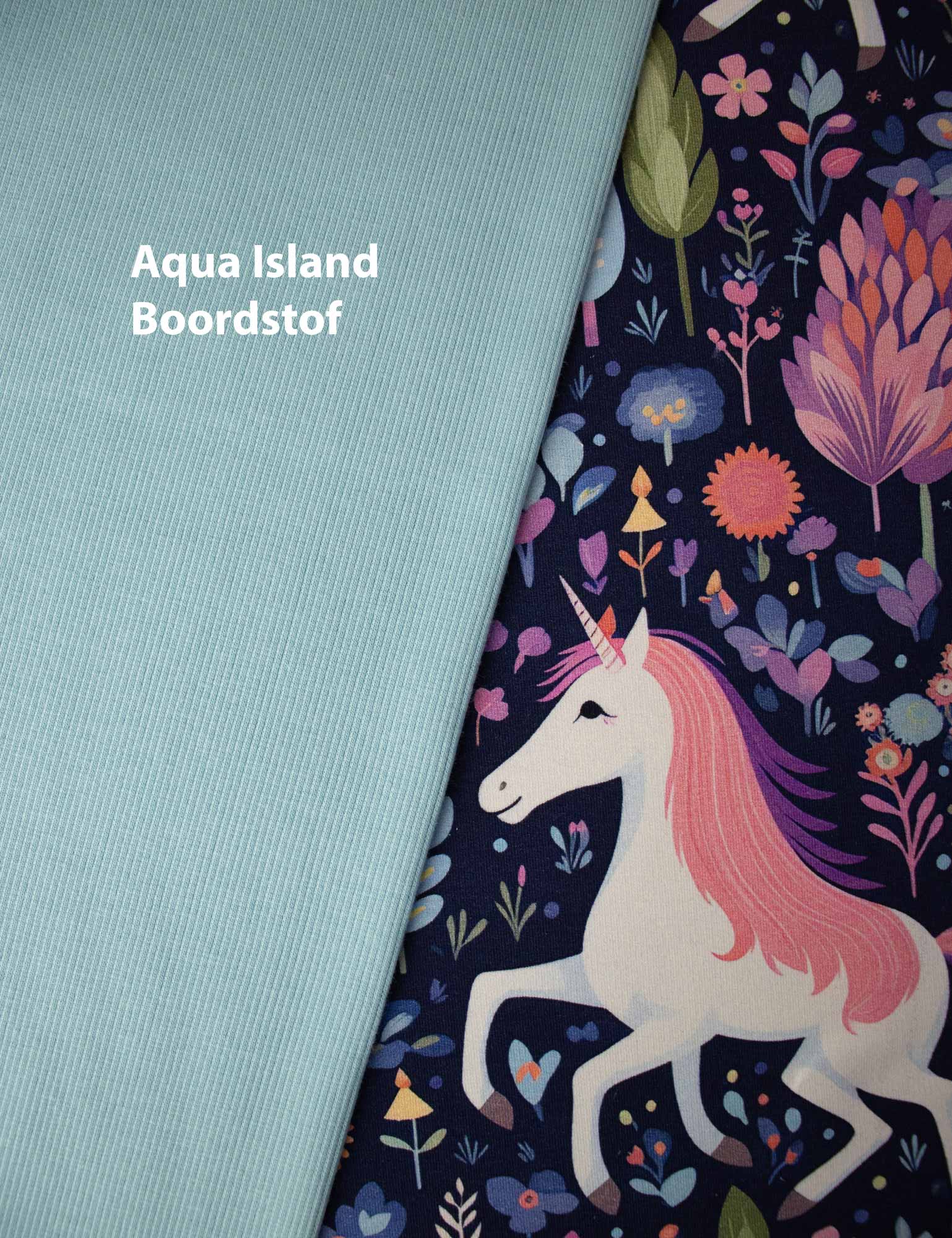 Unicorn Dawn Garden | French Terry | 170 cm breed