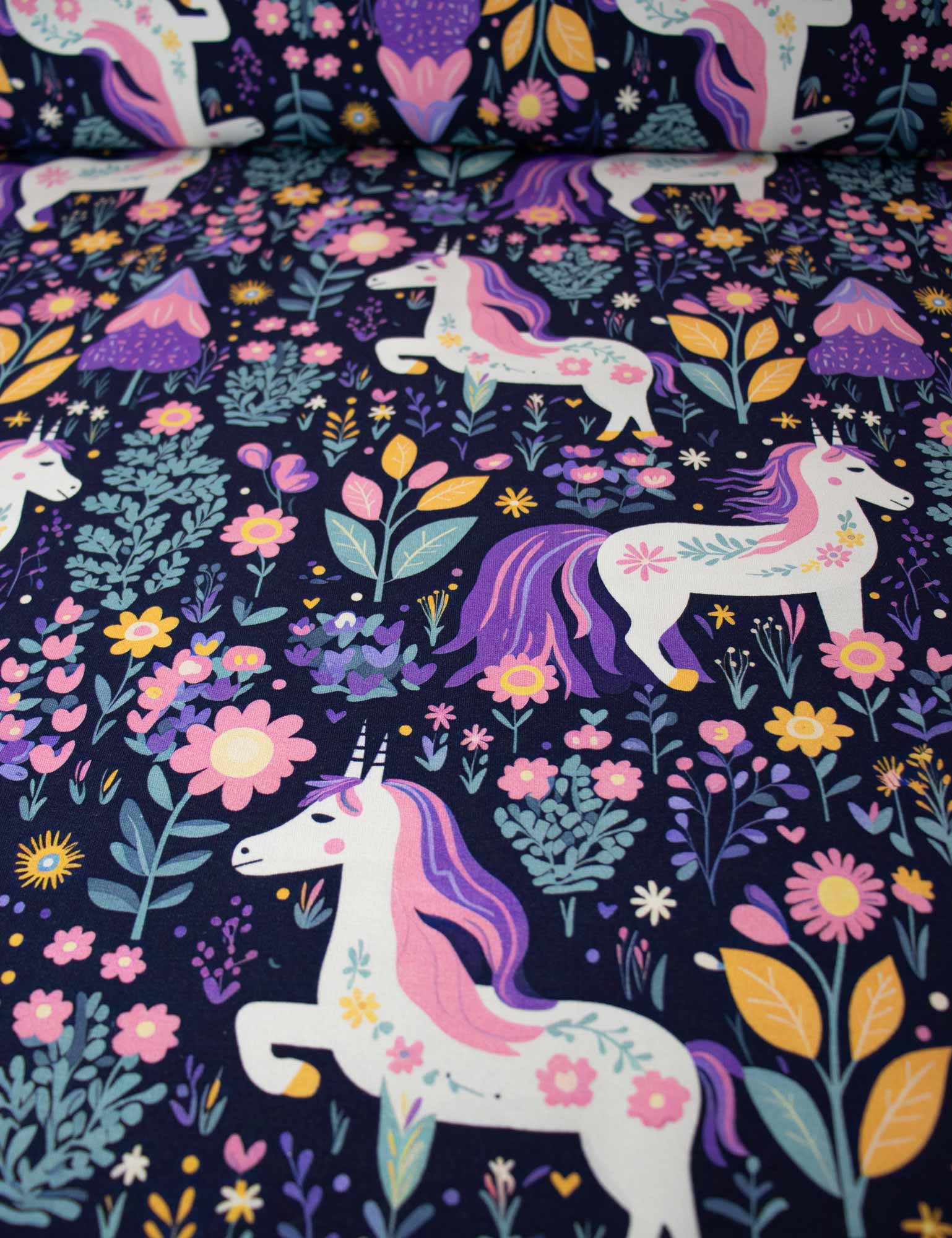 Unicorn Dream Meadow | French Terry | 170 cm breed