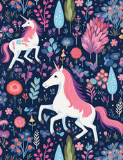 Unicorn Dawn Garden | French Terry | 170 cm breed