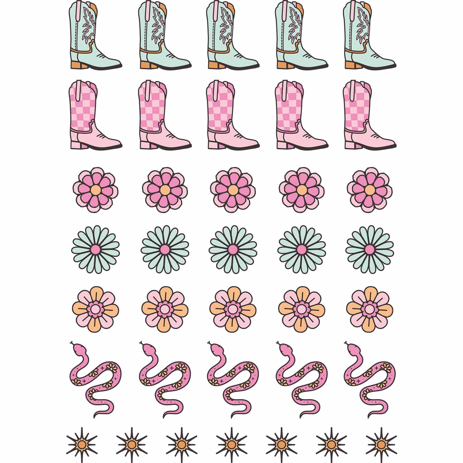 Western Pink  -  Fabric Frenzy