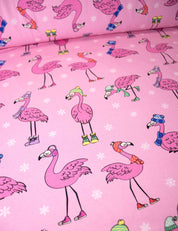 Winter Flamingo Pink Pearl | French Terry | 170 cm breed