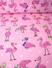 Winter Flamingo Pink Pearl | French Terry | 170 cm breed