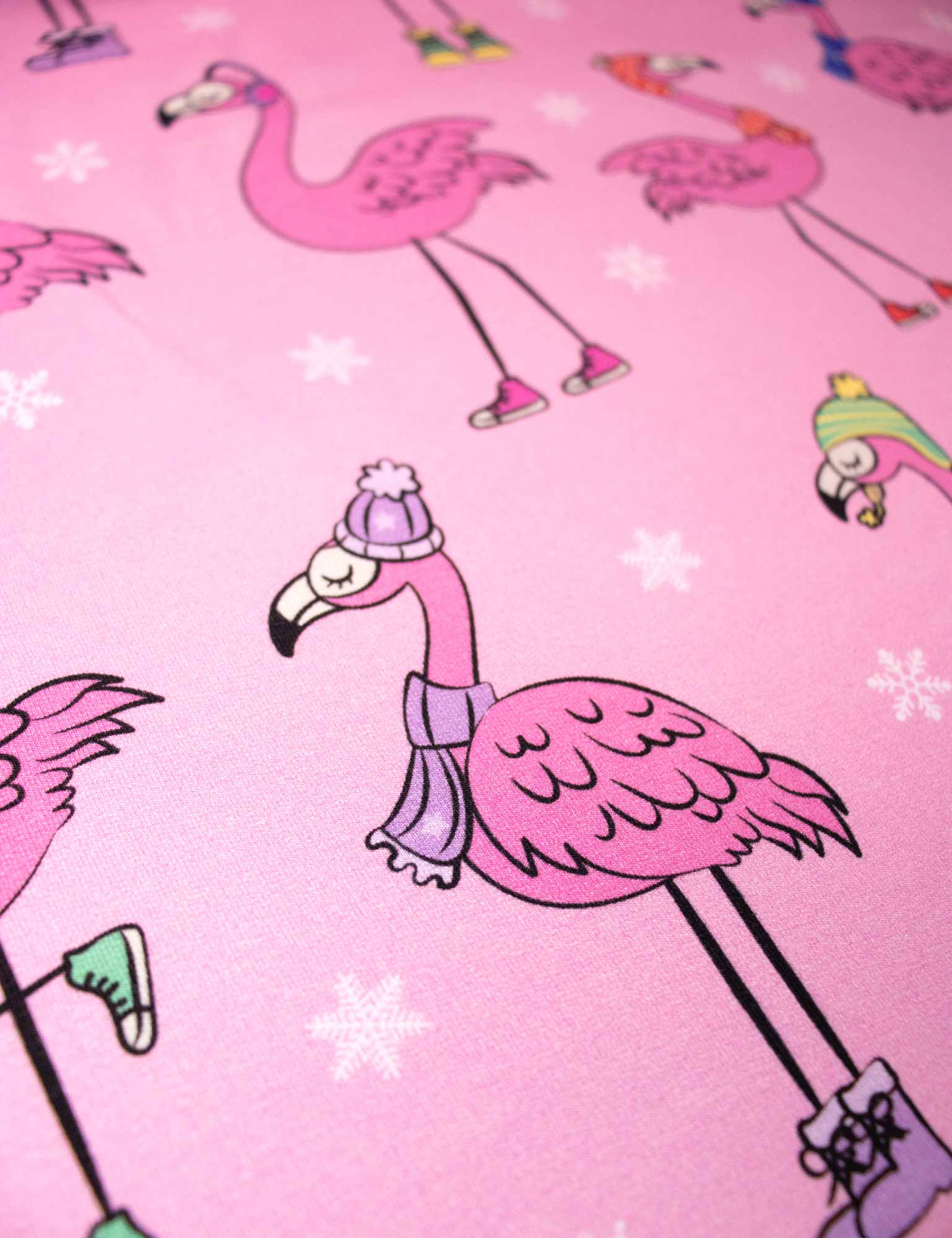 Winter Flamingo Pink Pearl | French Terry | 170 cm breed