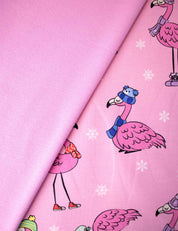 Winter Flamingo Pink Pearl | French Terry | 170 cm breed