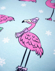 Winter Flamingo Aqua Island | French Terry | 170 cm breed