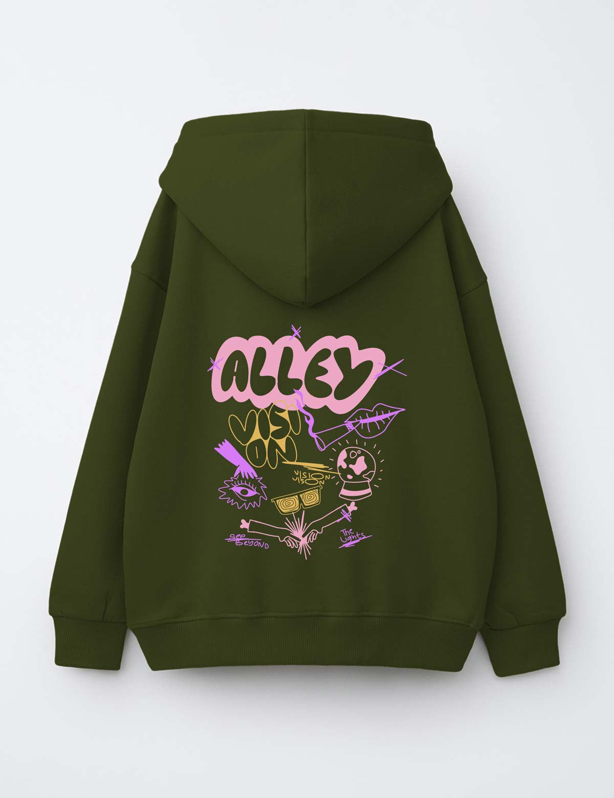 Alley Vision L - Urban Noise | Strijktransfer