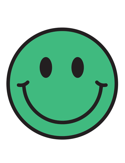 Apple Pop Green Smiley | Bügelbilder