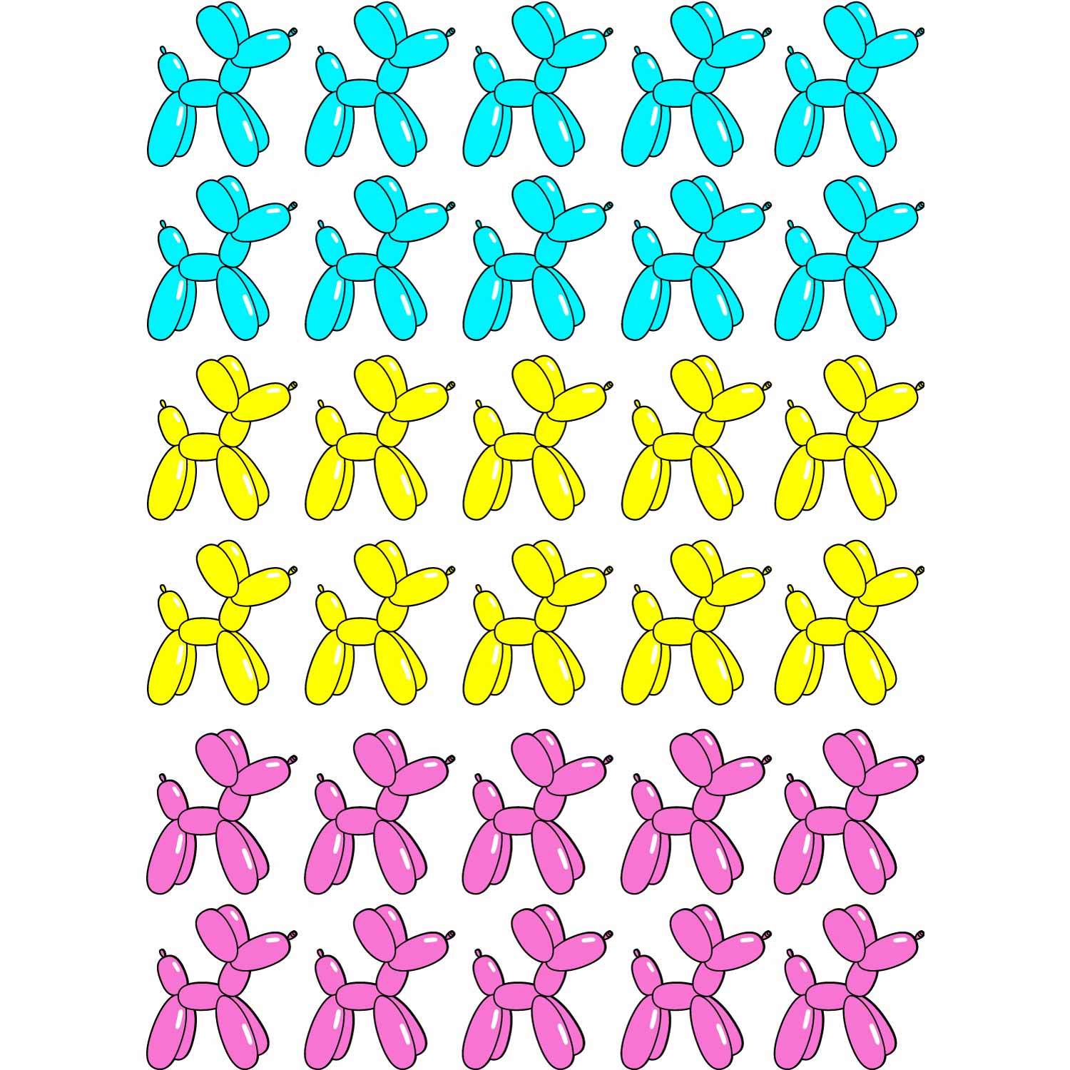 Balloon Dog Mix - Fabric Frenzy