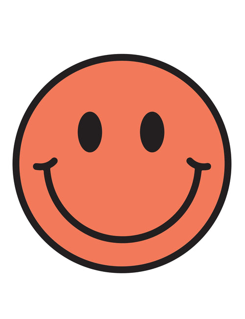 Bittersweet Orange Smiley | Bügelbilder