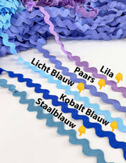 Paars zigzagband 13 mm