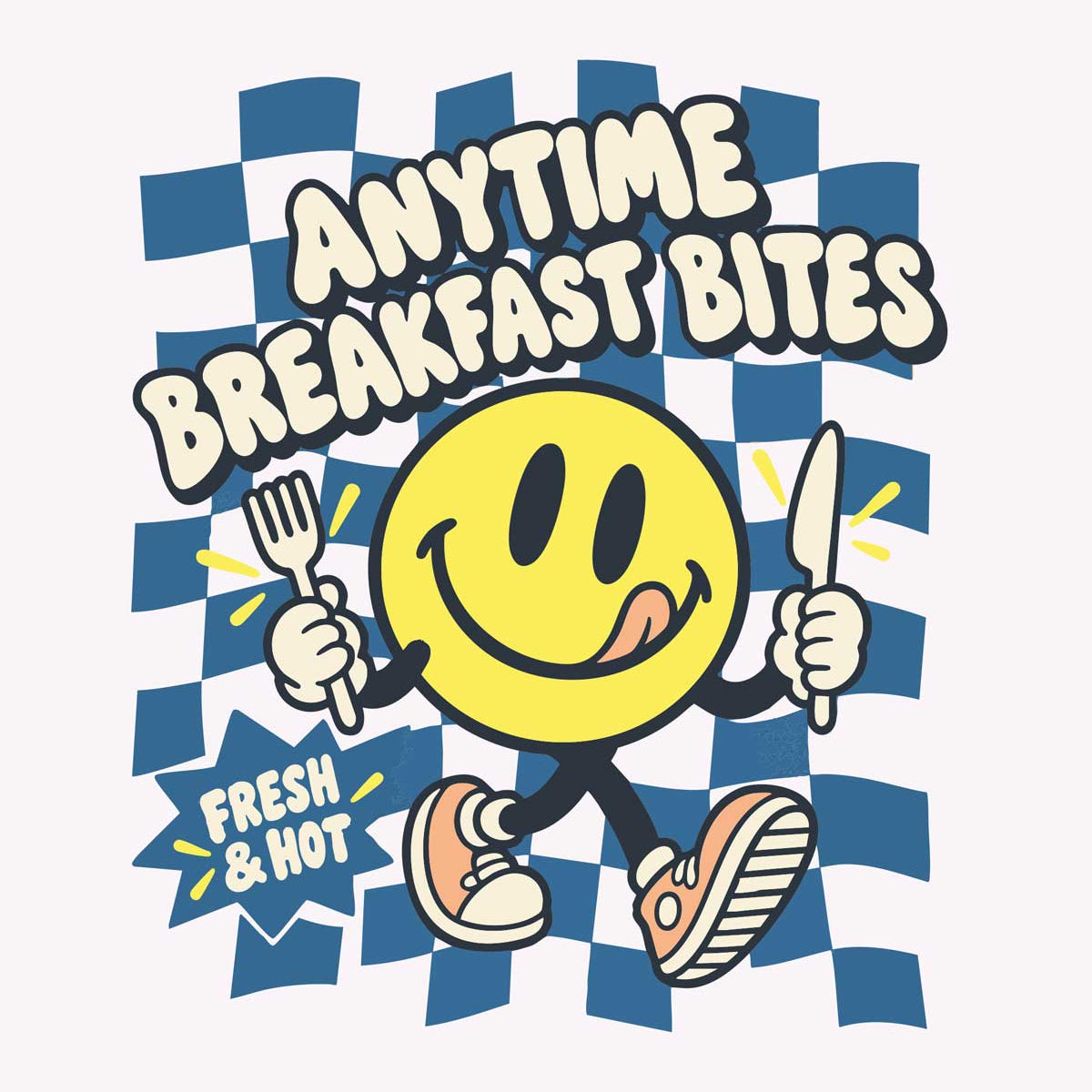 Breakfast Club – Good Mood Club – strijktransfer