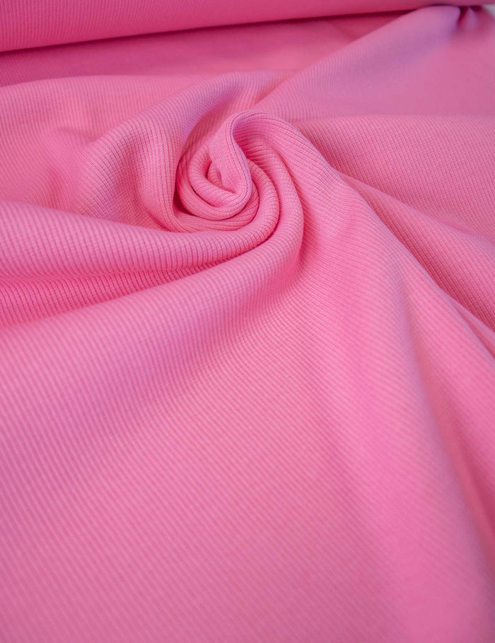 Bubble Pink Rib Boordstof
