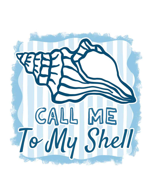 Call Me To My Shell - Salzwassergeschichten | Bügelbild
