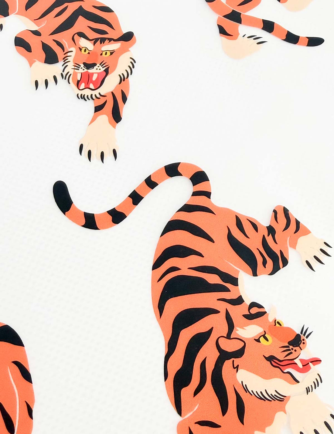 Orange Tiger - Carousel Clash – All-over transfervel