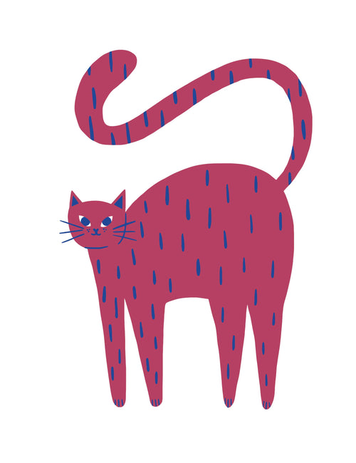 Katze Berry Bold | Bügelbild