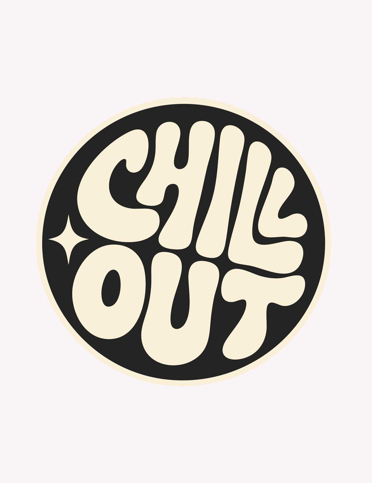 Chill Out – Good Mood Club – strijktransfer