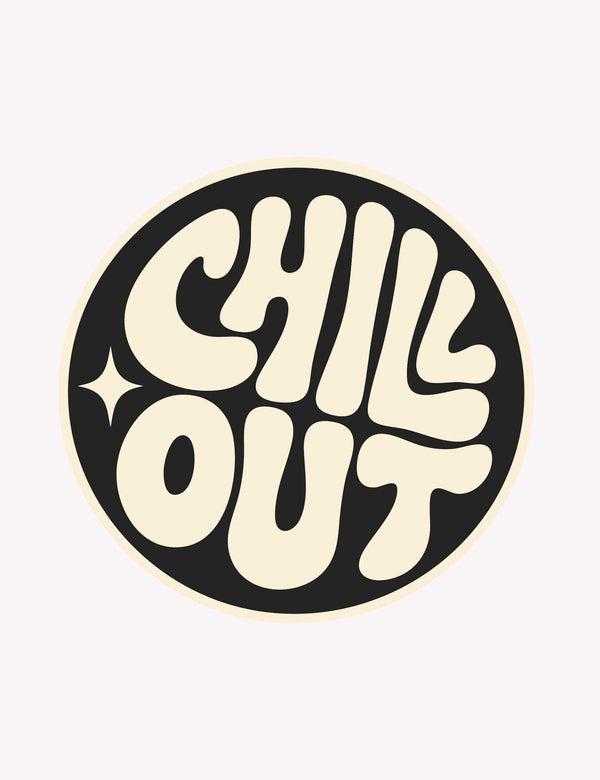 Chill Out – Good Mood Club – strijktransfer