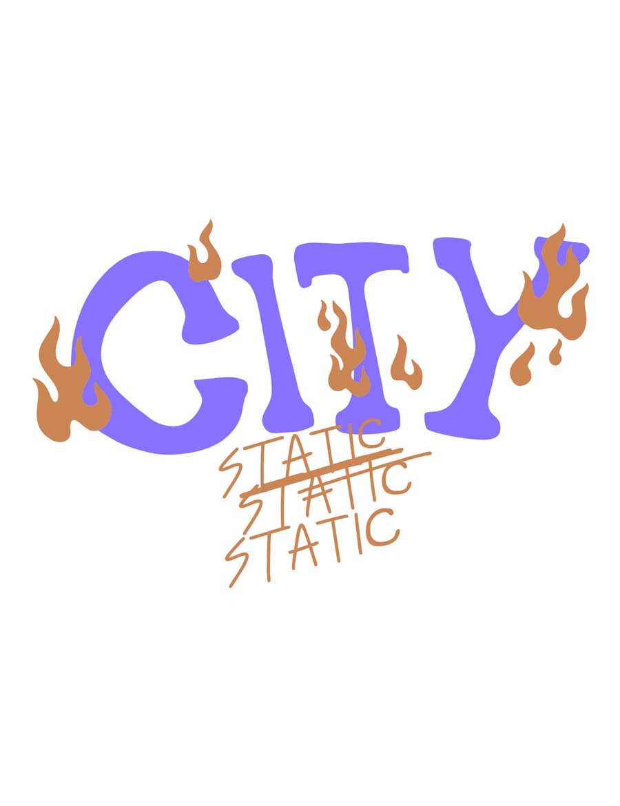 City Static S - Urban Noise | Strijktransfer